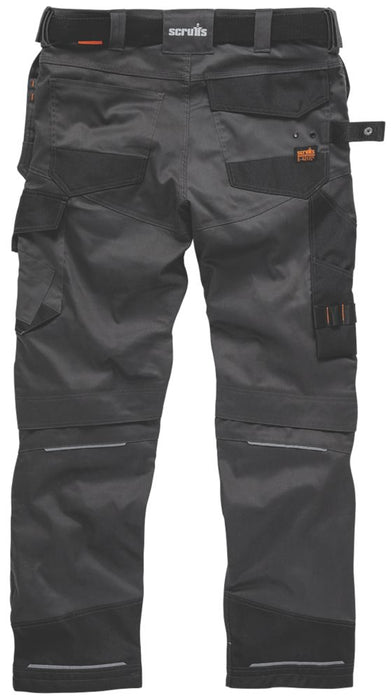 Pantalon de travail Pro Flex Holster Scruffs, graphite, taille 48, longueur 86 cm