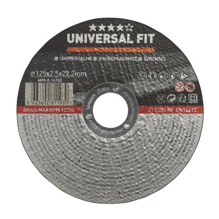 MasonryStone Stone Cutting Disc 5" (125mm) x 2.5 x 22.2mm