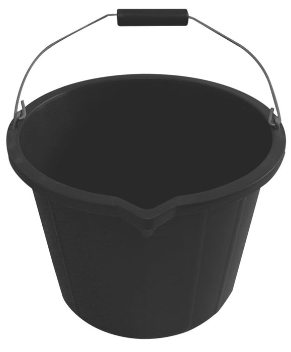 Active Plastic Buckets  14Ltr 3 Pack