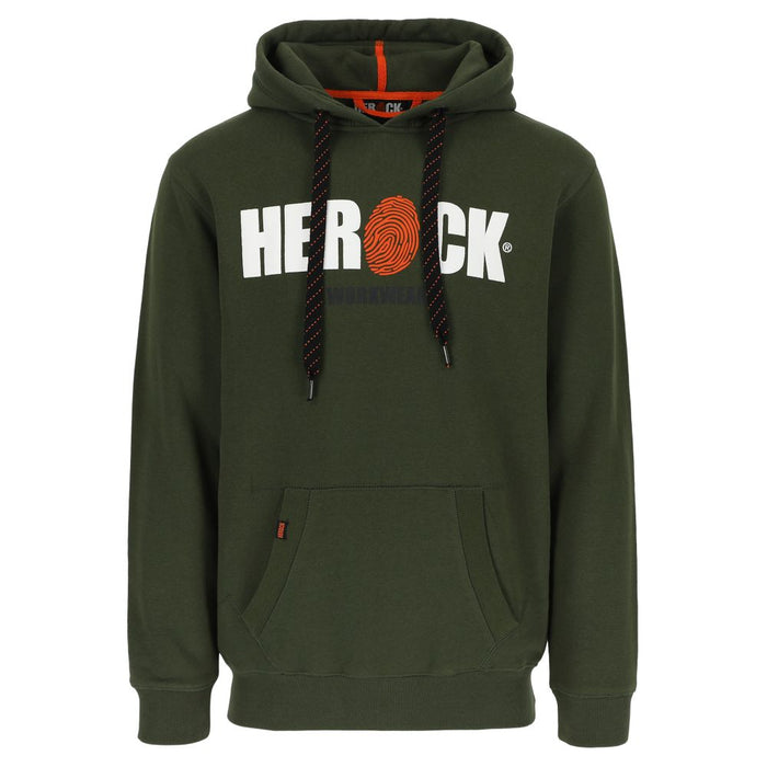 Herock Hero, sudadera con capucha, verde, talla XL (pecho 43")