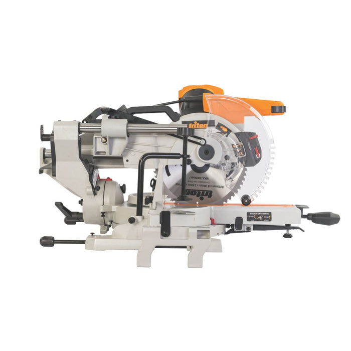 Silverline TCMS254 254mm  Electric Single-Bevel Sliding Sliding Compound Mitre Saw 240V