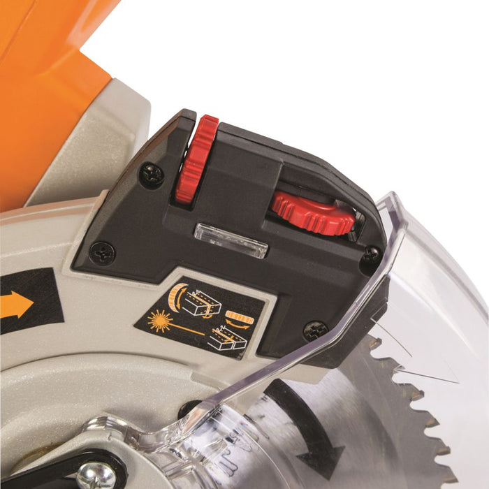 Triton TCMS254 254mm  Electric Single-Bevel Sliding Sliding Compound Mitre Saw 240V