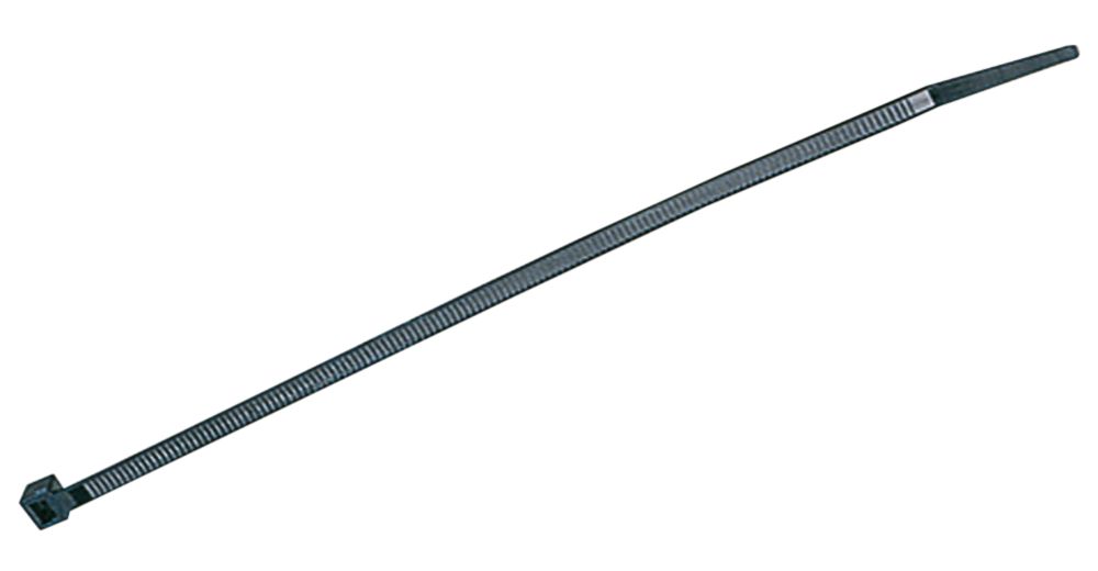 Cable Ties Black 370 x 7.5mm 100 Pack