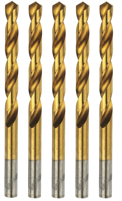 Erbauer   Straight Shank Ground HSS Drill Bits 12 x 151mm 5 Pack