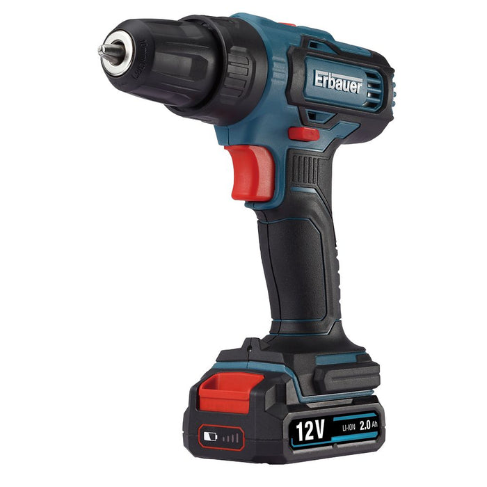 Erbauer EDD12-Li-2 12V x Li-Ion Cordless Drill Driver
