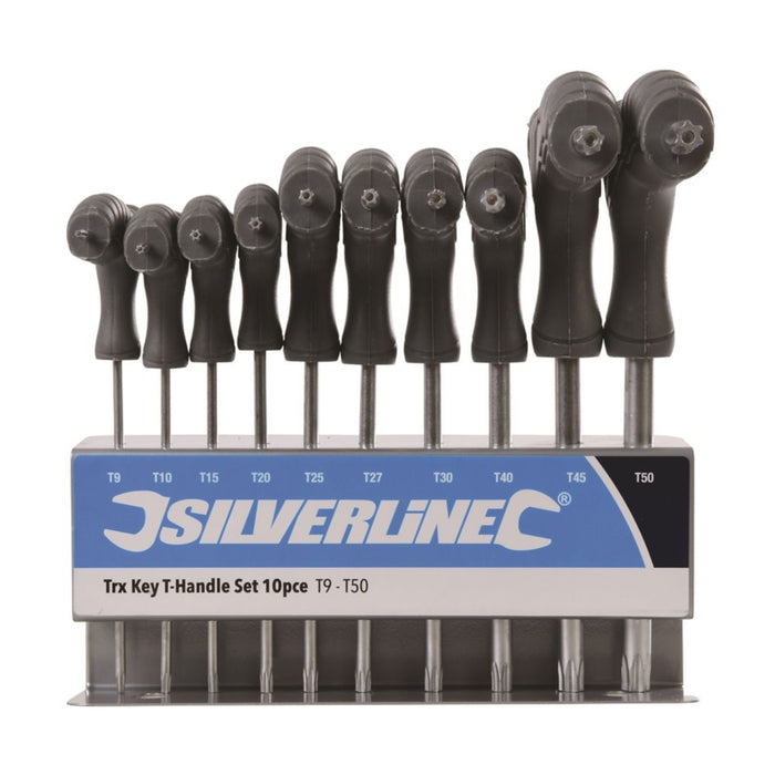 Silverline - Juego de llaves acodadas mixtas
