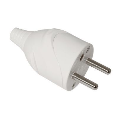 16A Unfused Plug White