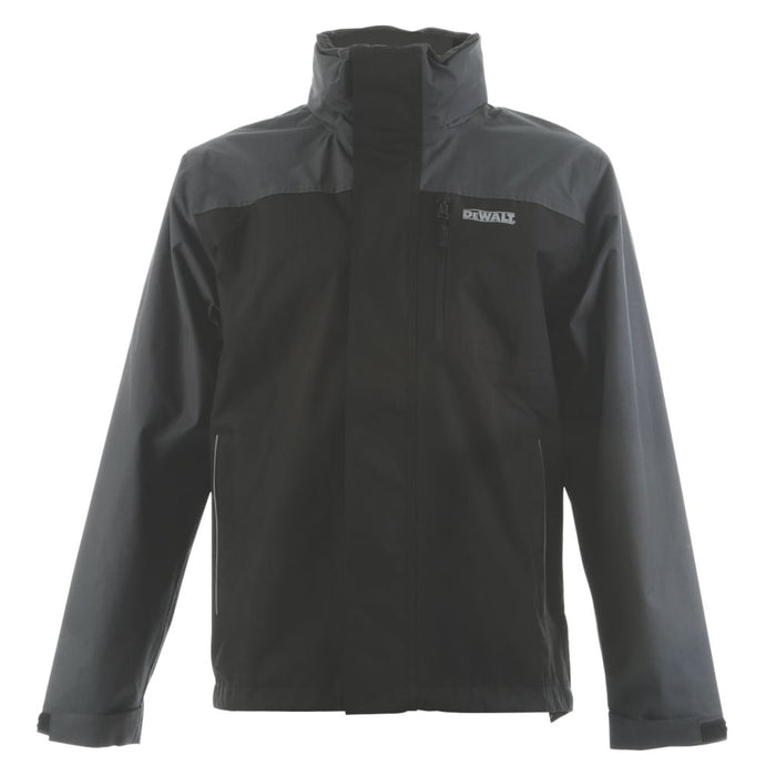 DeWalt Storm, chaqueta impermeable, negro/gris, talla M (pecho 39-41")