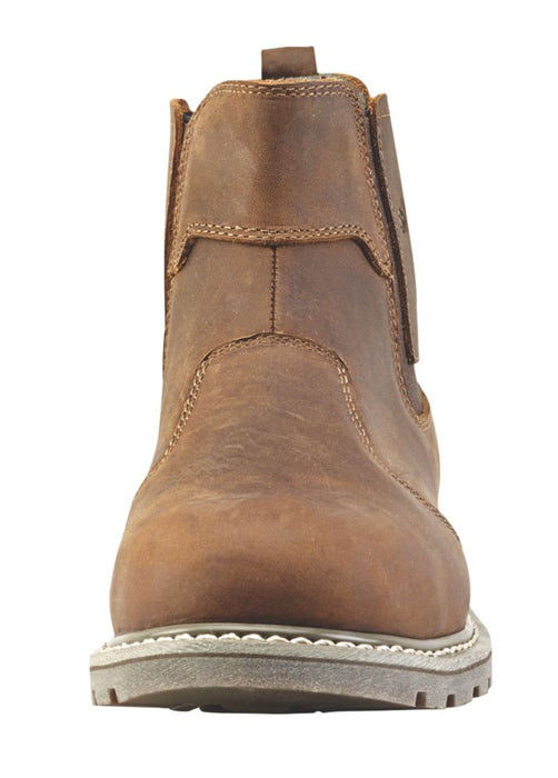 Site Mudguard, botas de seguridad de media caña, marrón, talla 12