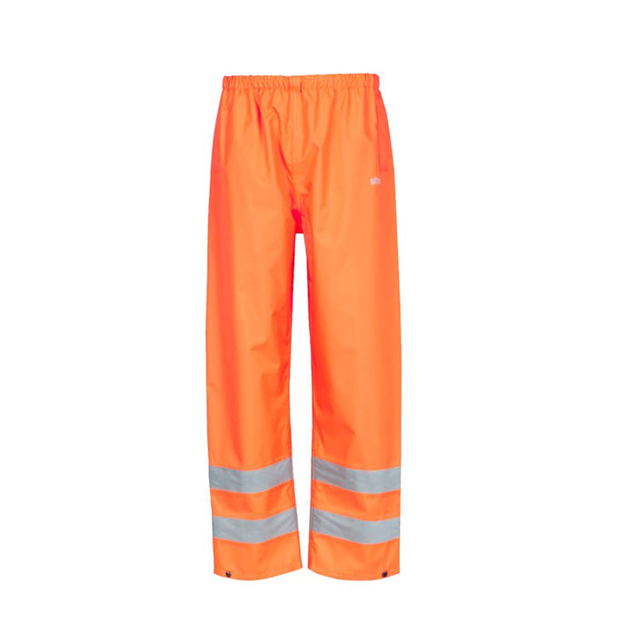 Spodnie ostrzegawcze ochronne z elastycznym pasem Site Huske pomarańczowe L W26 L44