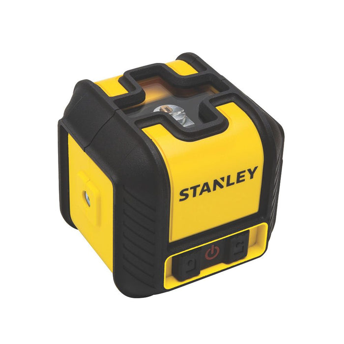 Stanley - Nivel láser en cruz autonivelante rojo Cubix STHT77498-1