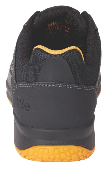 Site Edenite Safety Trainers Black & Grey Size 41