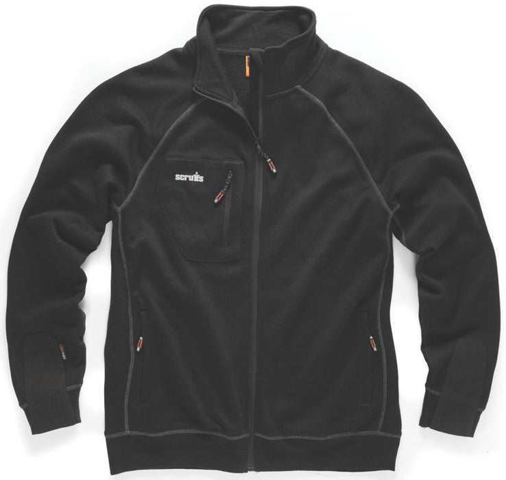 Scruffs Delta Sweatshirt Black X Large 46" Chest