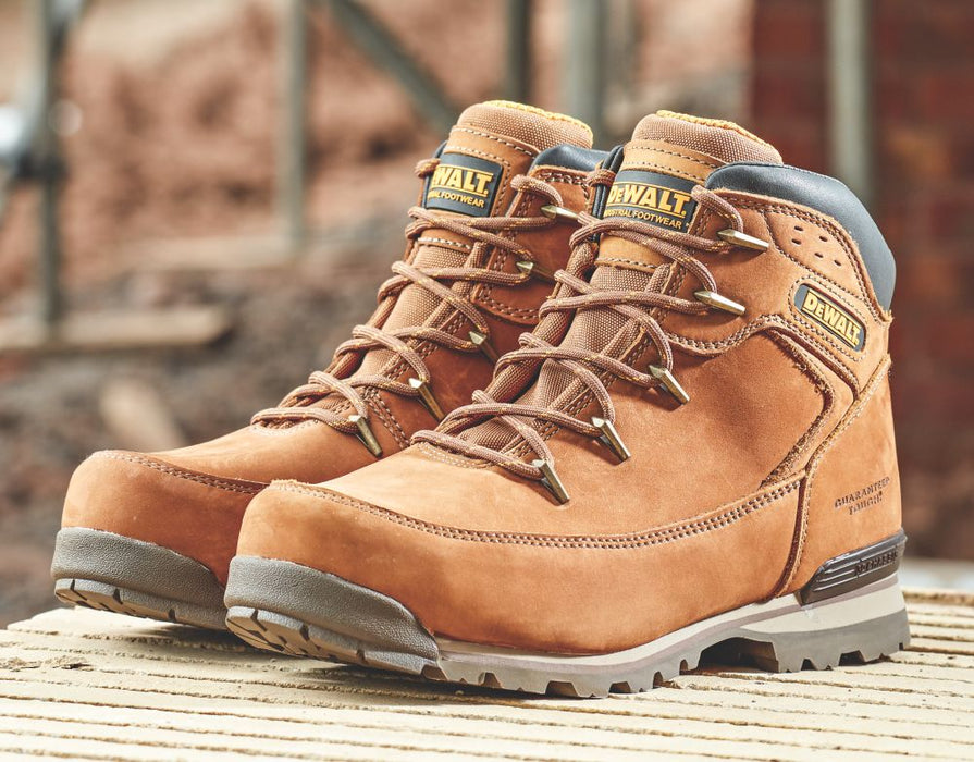 DeWalt Hydrogen Safety Boots SB Tan Size 41 — Screwfix EU