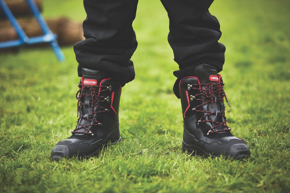 Buty robocze bezpieczne dla pilarzy Oregon Yukon czarne rozmiar 12 (47)