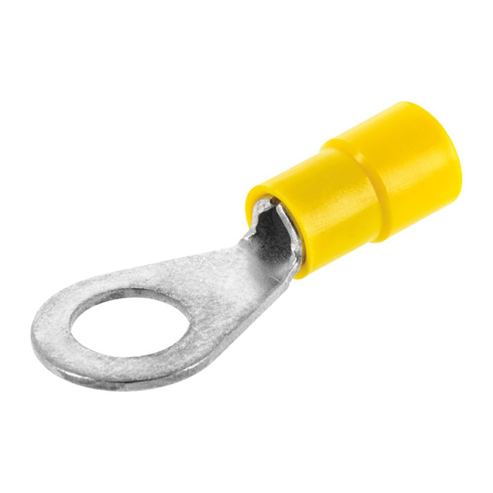 Klauke Insulated Yellow 15mm Ring Crimp Terminals 50 Pack