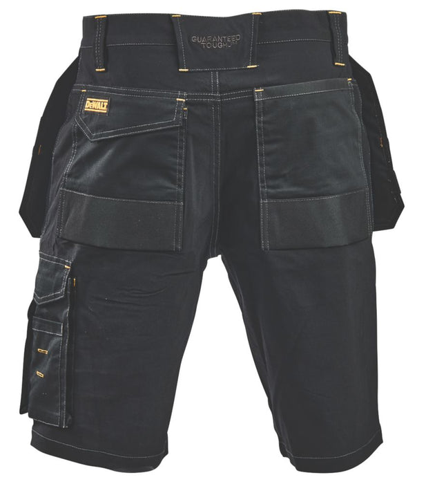 DeWalt Shelby, pantalón corto multibolsillo, negro (cintura 36")