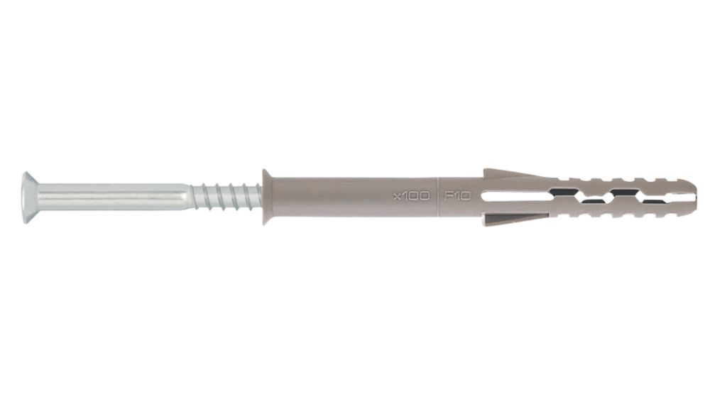 Fijaciones para marco de nailon Rawlplug KKR PA6, 10 mm x 120 mm, pack de 12