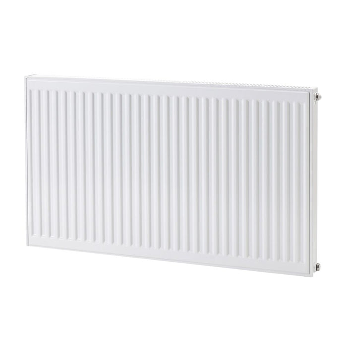 Radiateur eau chaude à simple panneau Flomasta type 11 600 x 1000mm blanc