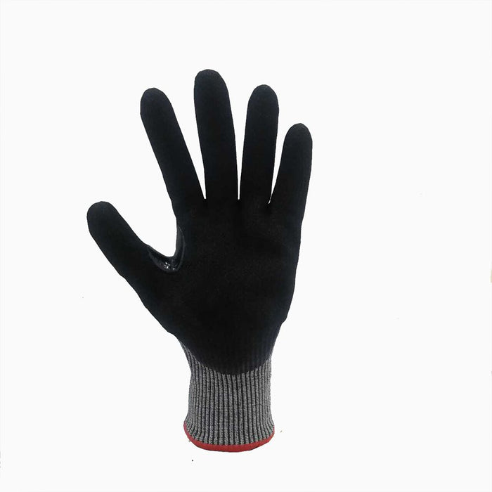 Site SWG360, guantes resistentes a los cortes, negro, talla L
