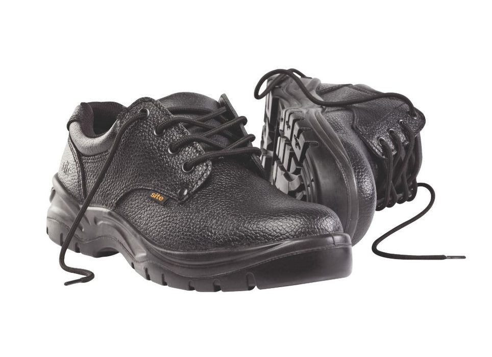 Site Coal   Safety Shoes Black Size 6