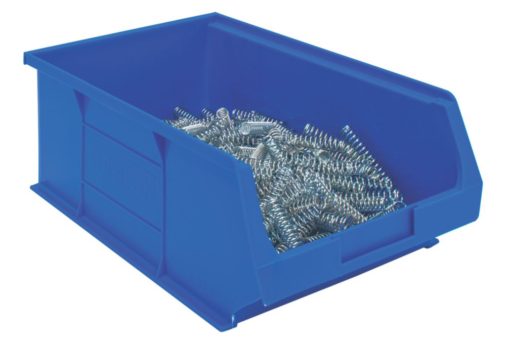 Recipientes De Plastico Grandes Barton Storage TC4 Lot De 10 Bacs De Rangement En Polypropylène 350 X 205 X 132 Mm (Bleu Caja Plastico Muy Grande Recipientes De Plastico Grandes Barton Storage TC4 Lot De 10 Bacs De Rangement En Polypropylène 350 X 205 X 132 Mm (Bleu Caja Plastico Muy Grande