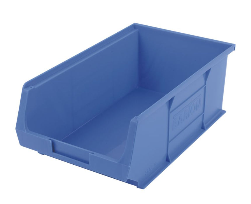 Barton - Pack de 10 contenedores de almacenaje TC4 semiabiertos en azul de 9,1 l