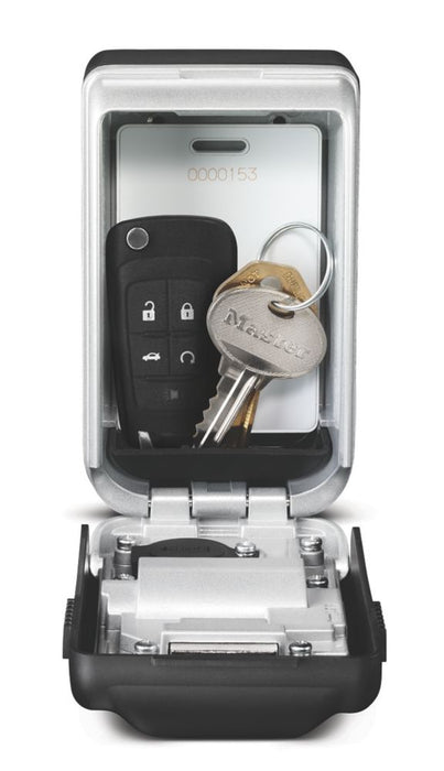Kasetka na klucze z zamkiem szyfrowym Master Lock mocowana do ściany wodoodporna