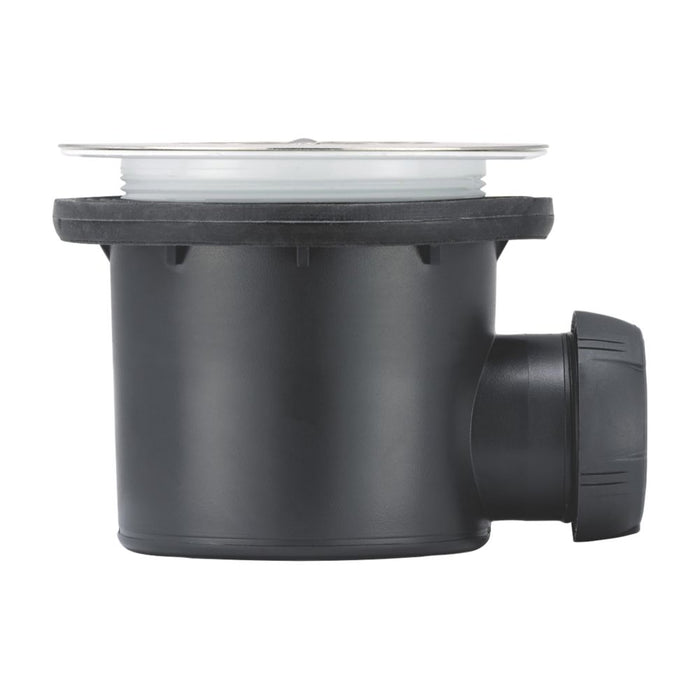 Wirquin, válvula de desagüe para ducha de hidromasaje Tourbillon, gris oscuro, 40 mm