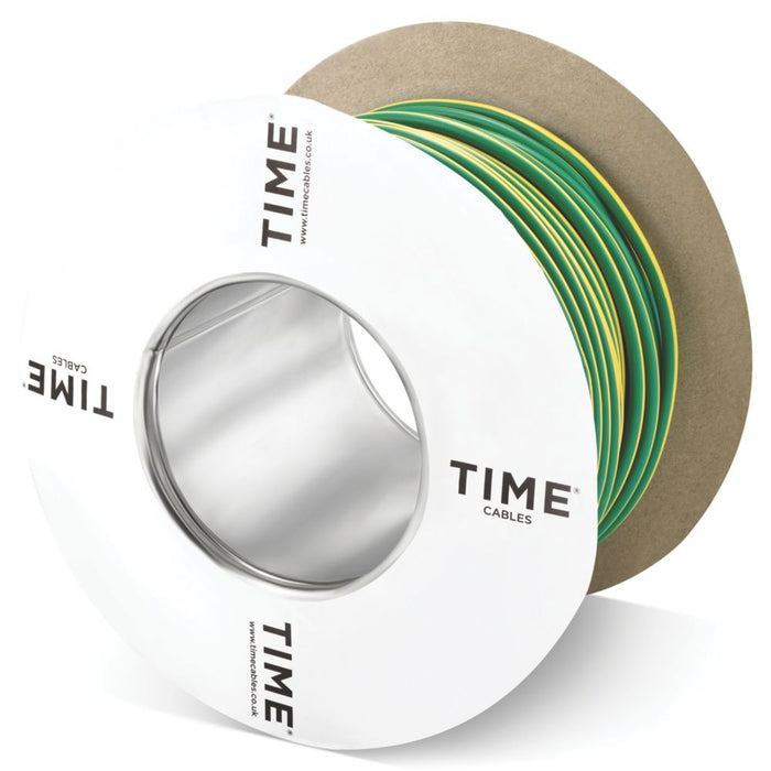 Time Cable Time 6491X GreenYellow 1-Core 10mm² Conduit Cable 50m Drum — Screwfix EU