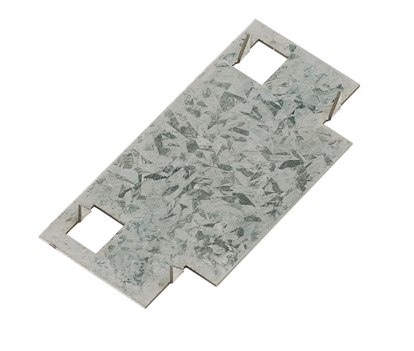 Sabrefix Protecta Safe Plate Galvanised 90mm x 45mm 20 Pack