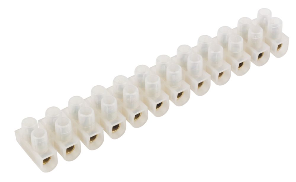 30A 12-Terminal Terminal Strips 10 Pack — Screwfix EU