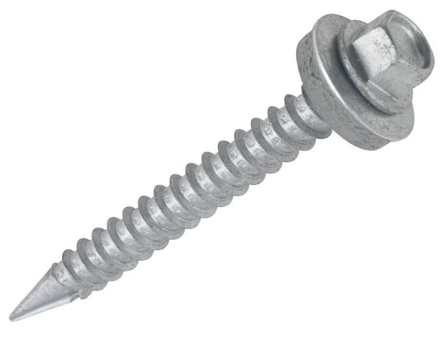 Easydrive  Flange Self-Drilling Timber Roofing Double Slash Point Screws 6.3mm x 45mm 100 Pack