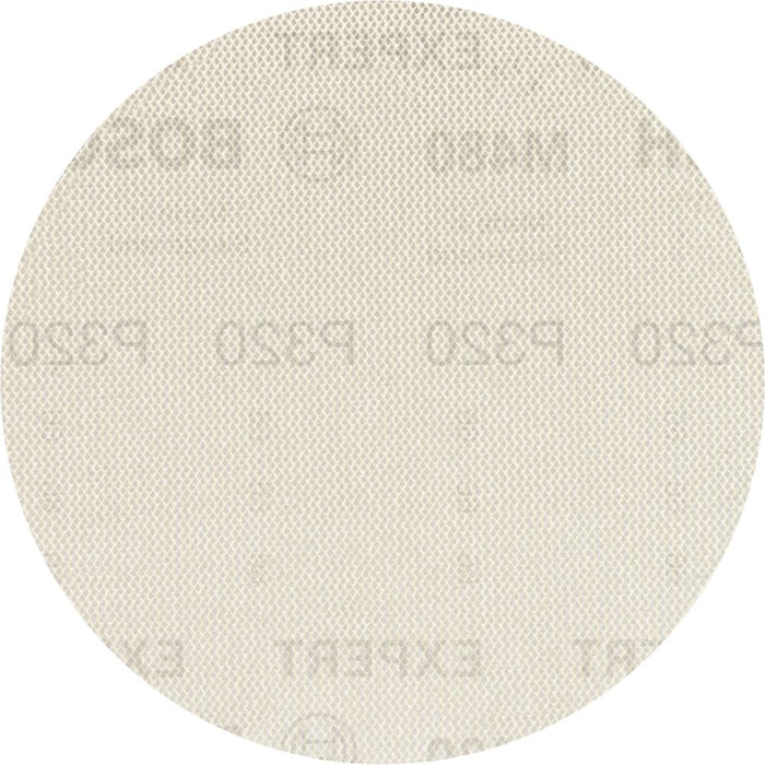 Bosch, discos de lijado de grano 320 perforados M480 de 150 mm, pack de 5