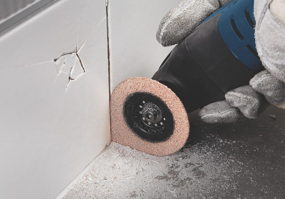 Bosch Expert AVZ 70 RT4 40 Carbide-Grit Mortar, Soft Tiles, Fibre Plastics, Fibre Cement Boards, GFK & CFK Removal Blade 70mm