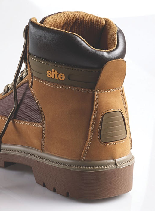 Site Quartz   Safety Boots Honey Size 12