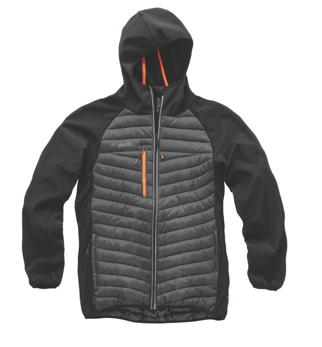 Scruffs Trade Thermo, chaqueta de trabajo, negro, talla XL (pecho 46")