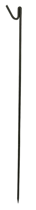 Piquets de clôture Roughneck 64-600 1,2m x 11mm noirs, lot de 10