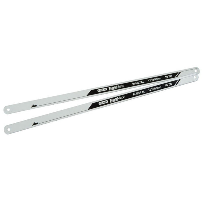 Stanley FatMax  18tpi MetalPlastic Hacksaw Blades 12" (300mm) 2 Pack