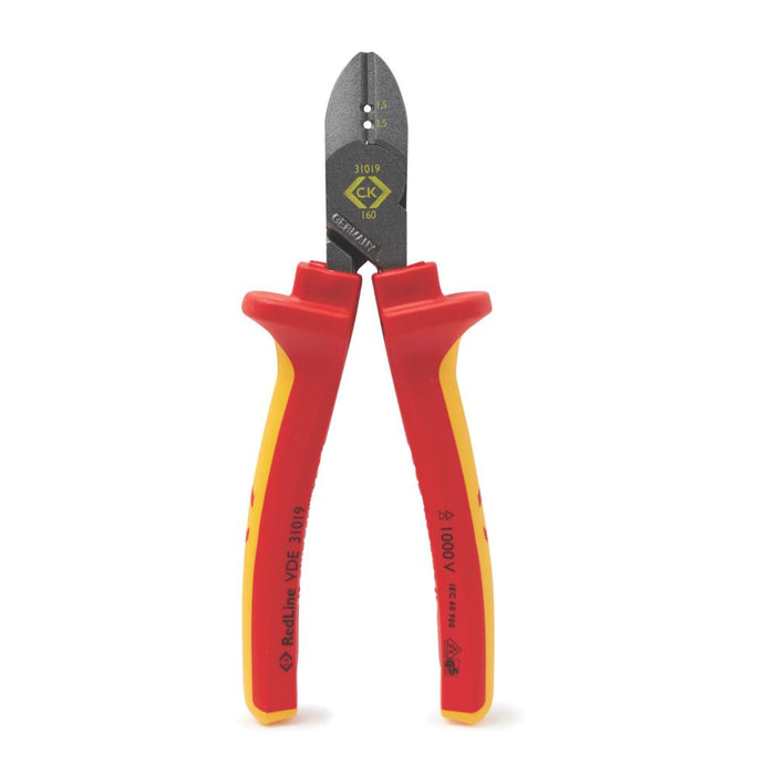 C.K VDE Redline Side Cutters With Notches 6" (160mm)