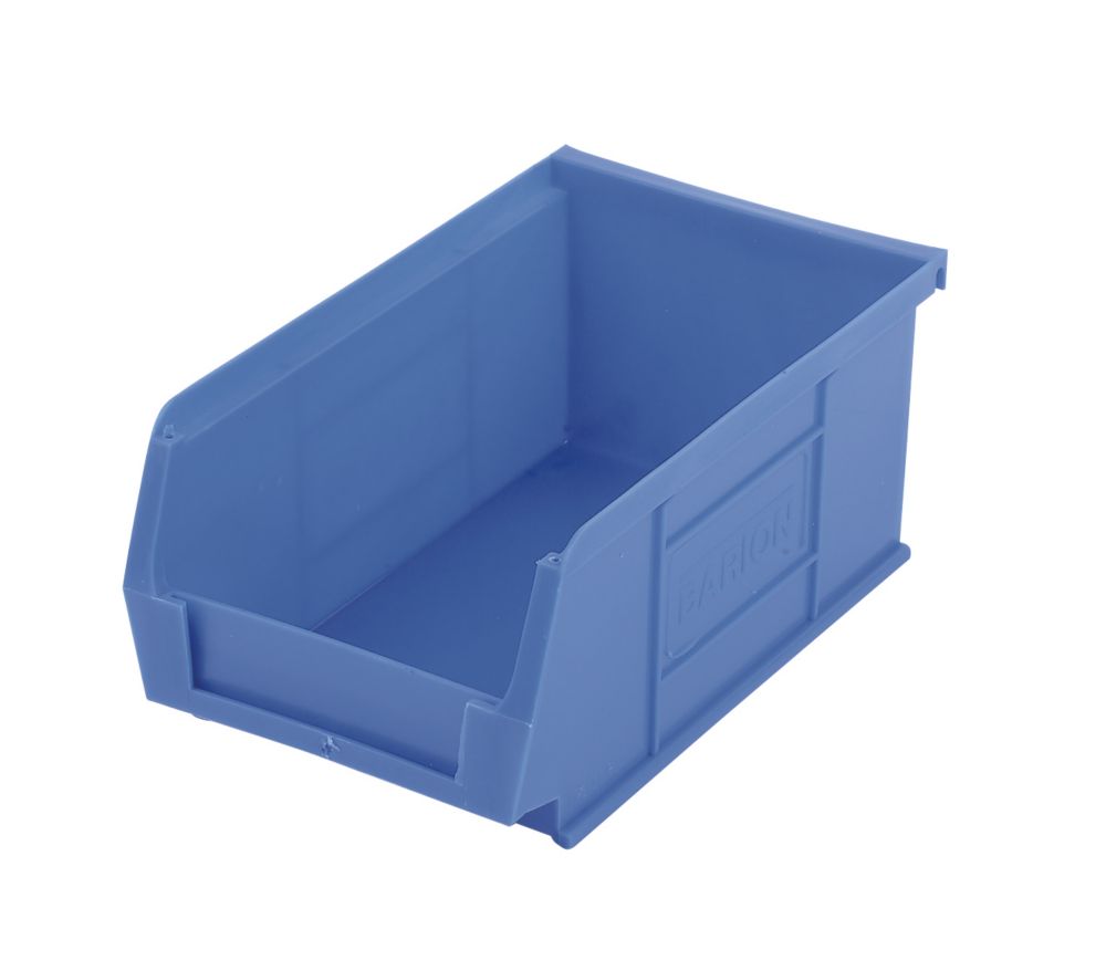 Barton TC2 Semi-Open-Fronted Storage Bins 1.27Ltr Blue 20 Pack