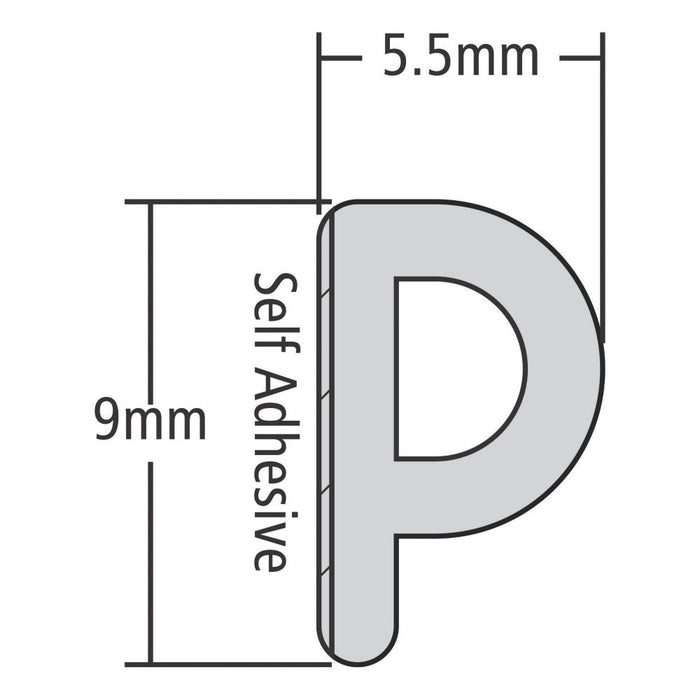 Uszczelka Stormguard o profilu P z gumy EPDM biała 20 m