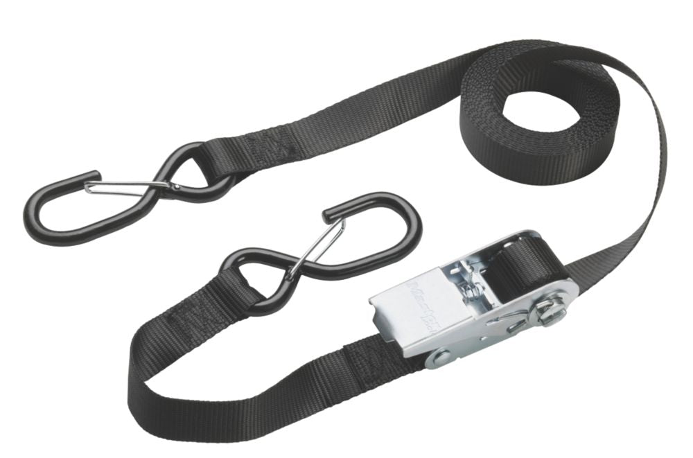 Master Lock Ratchet Straps with S-Hooks 5m x 25mm
