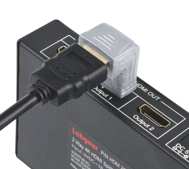 Labgear - Adaptador HDMI ángulo recto 90°