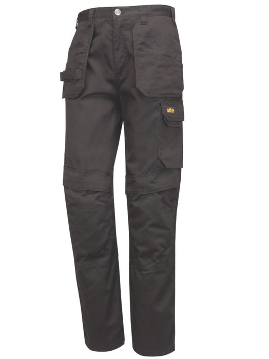 Pantalon à poches étui Site Sember noir, tour de taille 36", longueur de jambe 32"