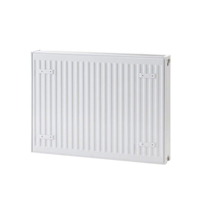 Radiateur eau chaude à double panneau Flomasta type 22 600 x 800mm blanc