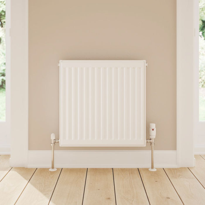 Radiateur eau chaude à simple panneau Flomasta type 11 500 x 600mm blanc