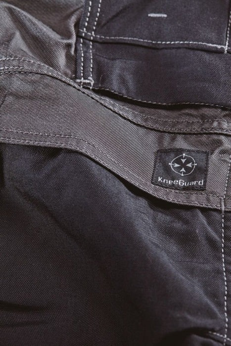 Snickers DuraTwill 3212, pantalón con bolsillos de pistolera, gris/negro (cintura 30", largo 32")