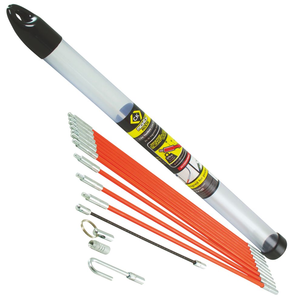 C.K Mighty Rod 6mm Flexible Cable Rod Set 3.3m — Screwfix EU