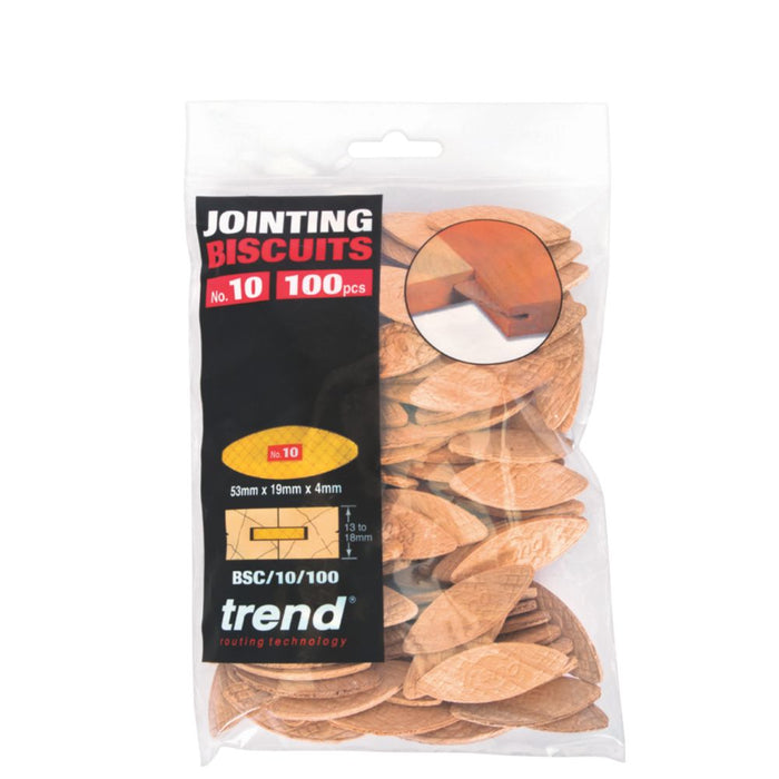 Trend No. 10 Jointing Biscuits 100 Pack